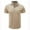 Beige, variant on JURANMO Men's Polo Shirts Patchwork Collar Short Sleeve T-shirt Summer Business Casual Tee Tops with Pocket Today's Deals Blue XL