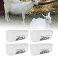 thumbnail image 1 of Haofy Large Chicken Feeder Trough with Clips Hanging Chicken Feeder Trough, Feeding Duck Goose Goat Sheep Dog for Livestock Feeding Container Waterer Bucket, 1 of 7