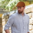 thumbnail image 2 of Minzimin Men's Mesh Cap Breathable Summer Newsboy Hat Adjustable Beret Cabbie Driving  Hats, 2 of 7