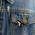 thumbnail image 3 of Pin de broche de cuello Yinane Espacio Ballena de dibujos animados, 3 of 8