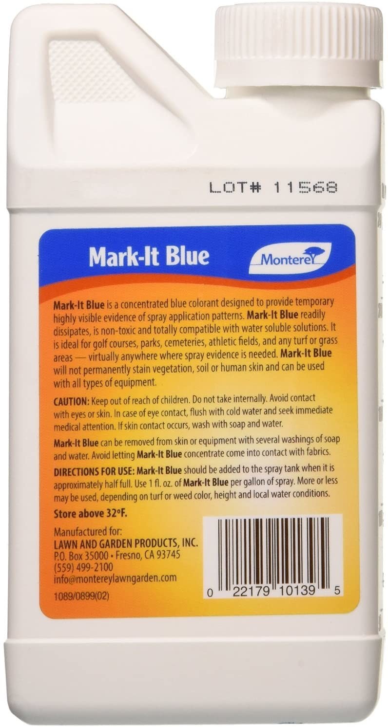 Monterey Lawn & Garden Prod LG1130 Mark-It-Blue Spray Solution, 8-oz. - image 2 of 2