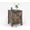 Oak, variant on GarveeHome Rustic Farmhouse Nightstand with Charging Station, Barn Door & Adjustable Storage Shelf, Wooden Small Table, White