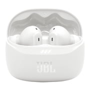 JBL Tune Beam 2 - سماعات أذن داخلية لاسلكية حقيقية لإلغاء الضوضاء - أبيض