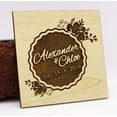 thumbnail image 1 of Personalized Save The Date Wooden Engraved Magnets 20 Rustic Wedding Announcements With Envelopes, 1 of 2