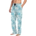 thumbnail image 5 of FREEAMG Dragonfly Pattern Pajama Pants for Men, Men's Separate Bottoms, Comfortable Sleep Lounge Pj Pants, 5 of 7
