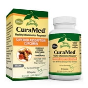 Terry Naturally CuraMed 500 mg Vegan - 60 Capsules - Superior Absorption BCM-95 Curcumin Supplement