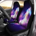 thumbnail image 2 of RYLABLUE Set of 2 Car Seat Covers Fantasy Unicorn Magic Stars Imagination Wild Abstract Neon Shiny Universal Auto Front Seats Protector Fits for Car,SUV Sedan,Truck, 2 of 5