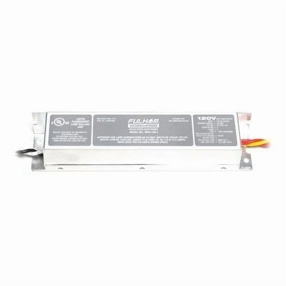 Fulham 5 to 70 Watts, 1 or 2 Lamps, Electronic Ballast WH4-120-L