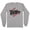 Grey, variant on Rub Some Dirt on it Baseball Long Sleeve Shirt Unisex Large White