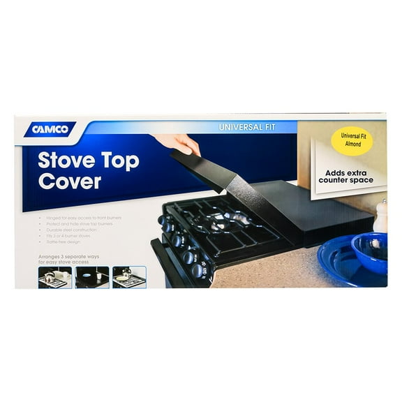 Camco 43554 - Black Stove Top Cover
