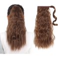 thumbnail image 3 of Extensions de Cheveux Queue de Cheval, AmPm Extension Queue de Cheval Auburn 16 Pouces Courte Ondulée Bouclée Enveloppante Queue de Cheval Résistante à la Chaleur Postiche Synthétique pour Femmes, 3 of 8