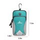 thumbnail image 3 of Brazalete para teléfono, pequeña bolsa cruzada, se adapta a todos los teléfonos celulares, para correr caminar, verde menta, 3 of 7