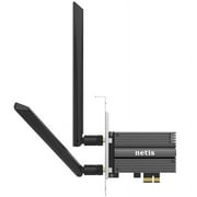 Netis WiFi 6 AX200 802.11AX Dual Band PCIe WiFi Card 3000Mbps Bluetooth 5.0 & Heat Sink | Standard & Low Profile Bracket