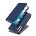thumbnail image 7 of ELEHOLD Luxury Wallet Case for Samsung Galaxy S23 Ultra, Magnetic PU Leather RFID Blocking Card Slots Kickstand Shockproof Protection Cover ,Blue, 7 of 7