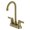 Antique Brass, variant on Kingston Brass KB8492NDL NuvoFusion 4" Centerset Bar Faucet, Polished Brass