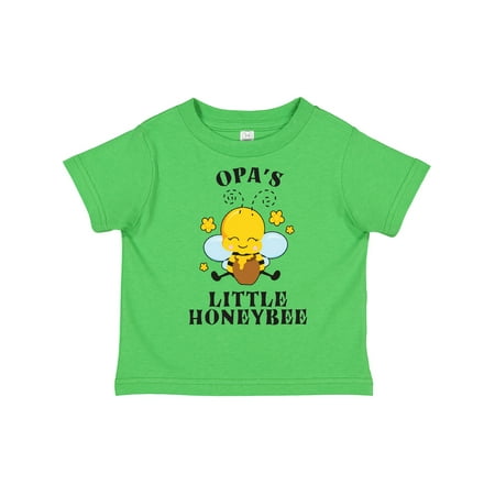

Inktastic Cute Bee Opa s Little Honeybee with Stars Gift Toddler Boy or Toddler Girl T-Shirt
