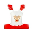 thumbnail image 4 of Girls Dress Cute Tutu Dancing Red Reindeer Ball 6, 4 of 6