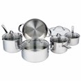 thumbnail image 1 of Frigidaire Ensemble de Batterie de Cuisine en Acier Inoxydable 10 Pcs, 1 of 2