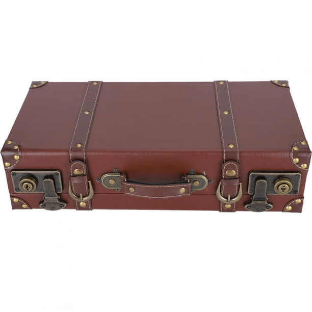 Collection Supplies Unique Creativity Storage Box, Durable Home Storage For Scene Building Box Wooden Suitcase Document Storage