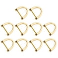 thumbnail image 1 of Greenadscape 10Ud Anillos En D Dorados Para Accesorios De Bolsas Soporte Para Llaveros Y Hebillas, 1 of 8