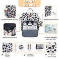 thumbnail image 3 of Mochila Pañalera ROSEGIN de 35L Impermeable con Diseño Acolchado y Estampado de Vaca, 3 of 7