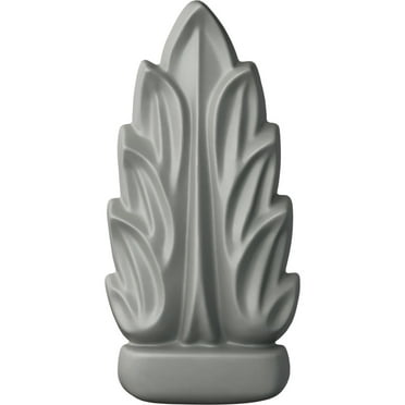 Ekena Millwork 3 7/8"W x 2"H x 5/8"P Medway Simple Leaf Onlay
