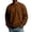 Coffee -AI09, variant on Mens Fleece Lined Crewneck Pullover Sweatshirt Thermal Winter Fleece-lined crewneck sweatshirt with ribbed collar, cuffs, hem Coffee S