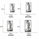 thumbnail image 4 of Cuadro Decorativo de Metal con Diseño mujer geometrica Chico, 4 of 4