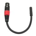 thumbnail image 3 of 3.5mm To XLR Female Cable, Professional Microphone Auxiliary Cord Stable Wearable Convenient Plug Resistant  for Camera for PC XLR Female to 3.5mm Female, 3 of 7
