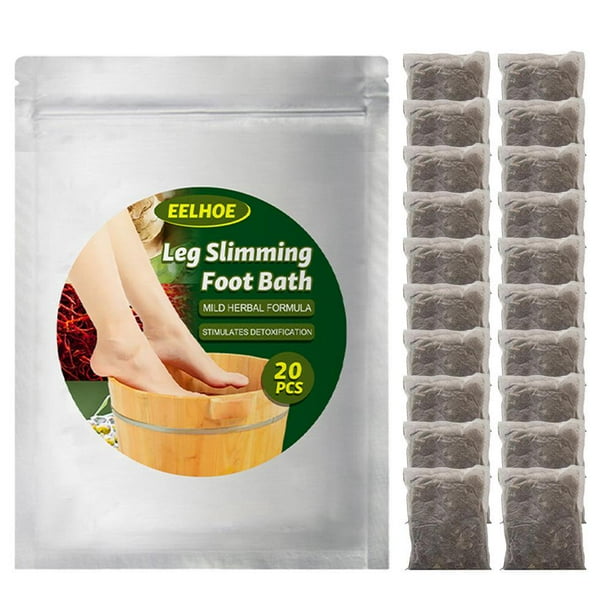 20PCS Wormwood Foot Bath Mugwort Herbal Bath Soak Bag Chinese Medicinal Herbs Relieve Calf