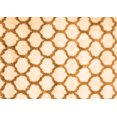 thumbnail image 1 of Ahgly Company Indoor Rectangle Trellis Orange Contemporary Area Rugs, 7' x 9', 1 of 1