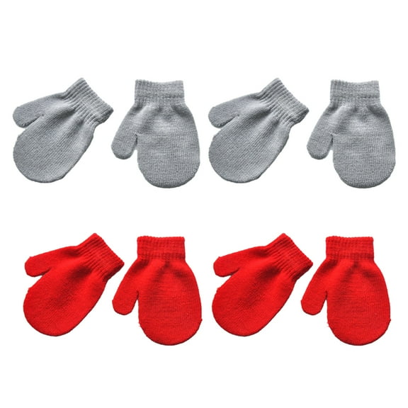 Classic winter warm gloves for 1-4 year old kindergarten children,style1
