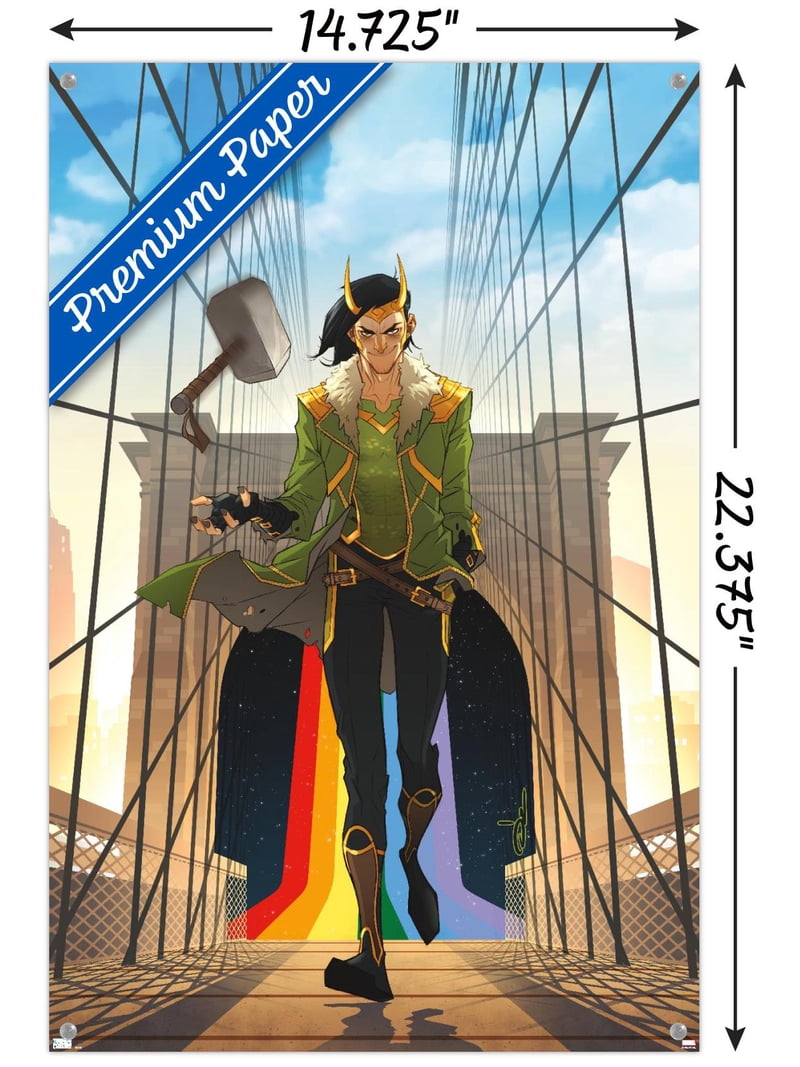 Marvel Comics - Loki - Loki #1 Wall Poster with Pushpins, 14.725