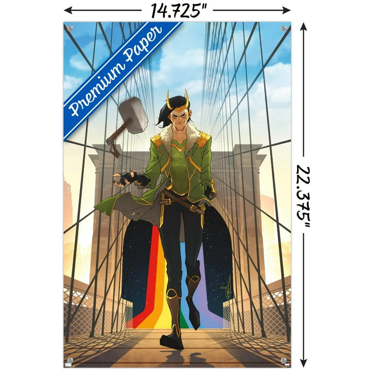Marvel Comics - Loki - Loki #1 Wall Poster with Pushpins, 14.725