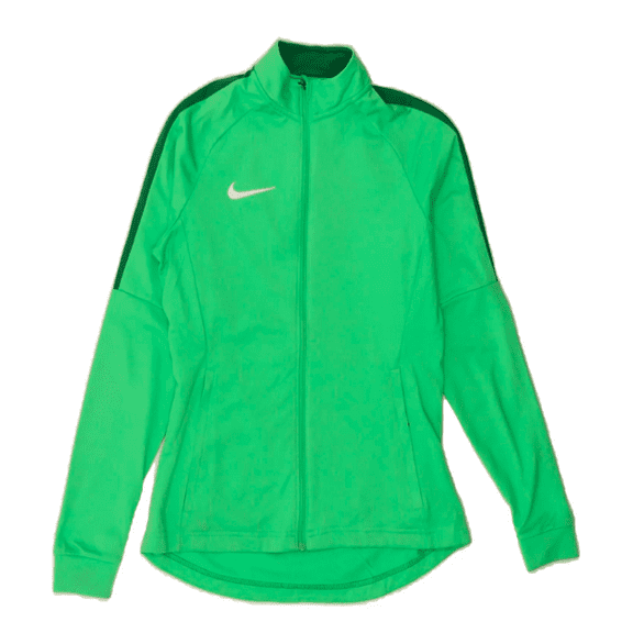 NIKE Dri-Fit Tracksuit Top Jacket small LIGHT Green Polyester