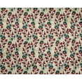 thumbnail image 4 of oneOone Polyester Lycra Fabric Leaves & Floral Block Printed Craft Fabric BTY 56 Inch Wide, 4 of 4