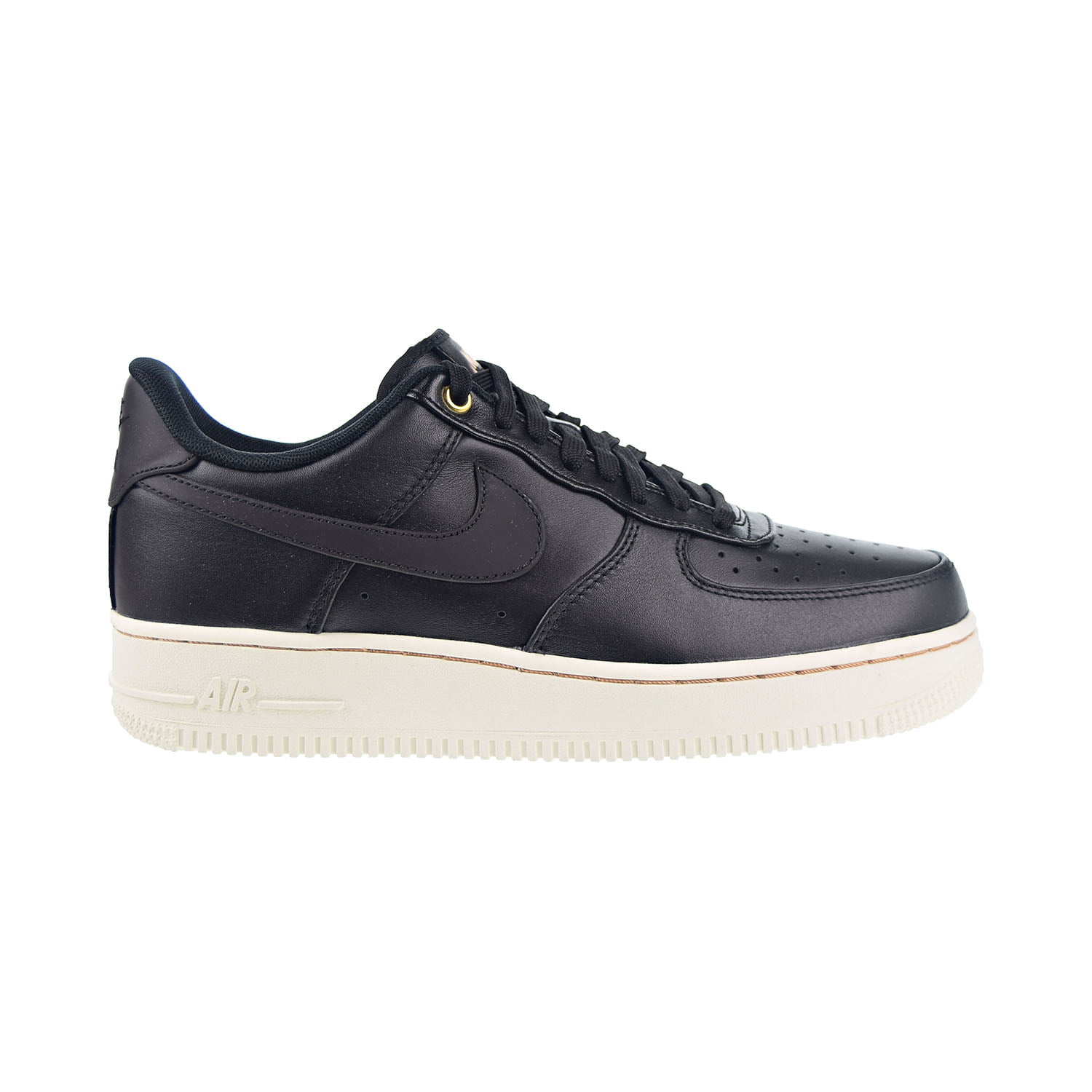 Nike Force 1 Premium "Black Men's Shoes Black-Vachetta Tan - Walmart.com