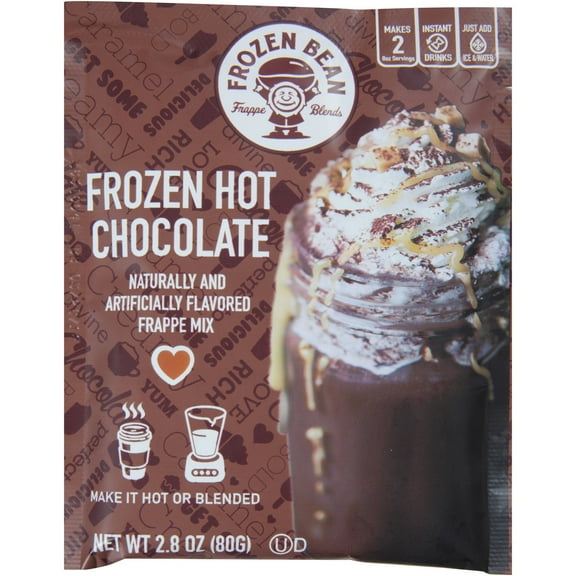 Frozen Bean Frozen Hot Chocolate Frappe mix, 2.8 oz. pack