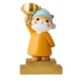 thumbnail image 2 of Figura de resina de gato, estatua de mesa, colección para decoración del hogar, pasillo interior, gato. Trofeo, 2 of 9