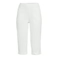 thumbnail image 4 of Real Size Women's 19" Pull On 2 Pocket Stretch Capri, 4 of 5