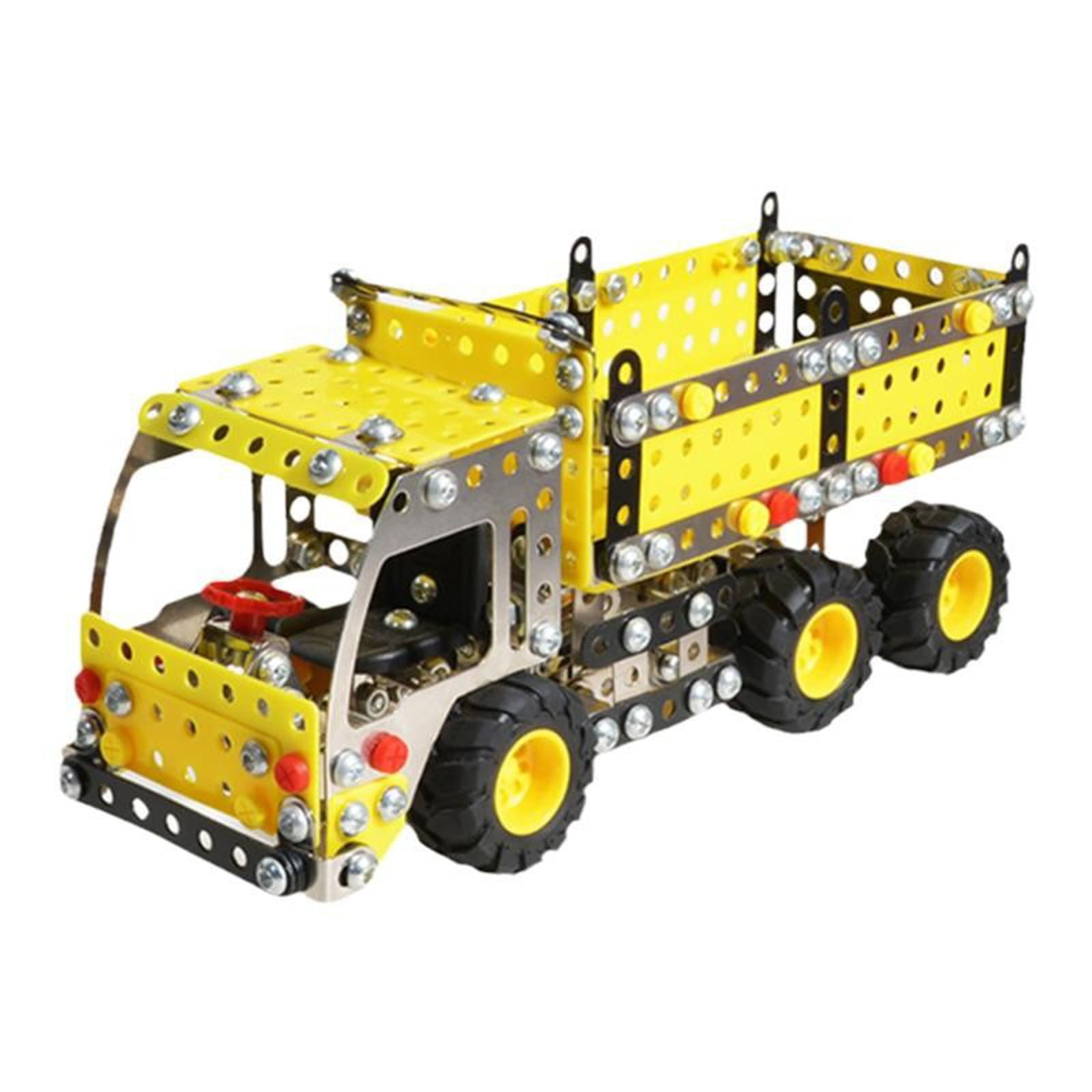 Stem Building Projects Toys for Kids Boys 8 9 10 11 12 Year Old, Metal Building Construction Model kit, Building Blocks DIY Toys(B)