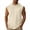 Beige, variant on Men's Squard Plaid Sleeveless Shirts Checker Jacquard Loose Fit Tank Tops Casual Stylish Running Streetwear Gym Workout Muscle Vest Beige L