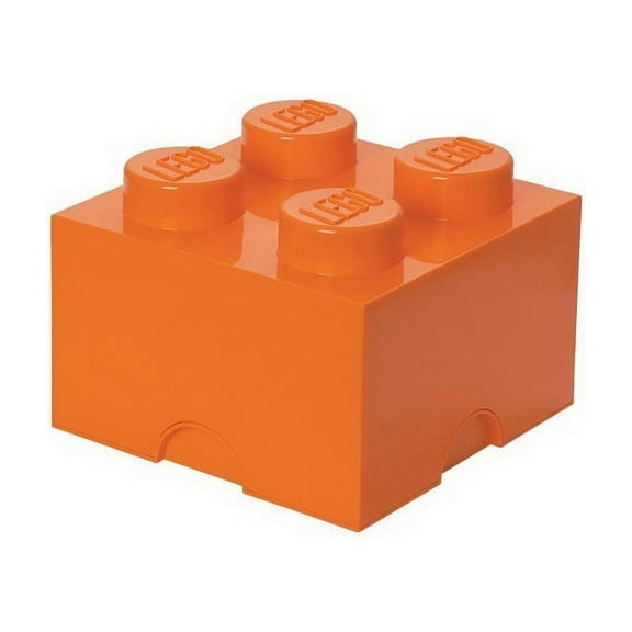 LEGO Storage Brick 4, Bright Orange