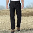 thumbnail image 2 of Pantalones de trabajo CRYSULLY para hombre Cargos Tactical Cotton Black 38, 2 of 6