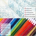 thumbnail image 2 of Books and Flowers Embroidery Kit for Beginners, Pre-Stamped Pattern Kits for Adults with Hoop, Easy to Follow Color Thread Needlework, 8'' Hoop, 2 of 4