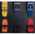 thumbnail image 3 of Correa De Reloj De Silicona De Goma Natural Suave 20 Mm 22 Mm 24 Mm Correa De Reloj Colorida para Superocean Navitimer/Avenger/Breitling Correa-Azul Oscuro-con Hebilla Negra, 3 of 4