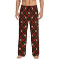 thumbnail image 2 of Picia Christmas With Character Mens Soft Woven Cotton Elastic Waistband Sleep Pajama Pant Lounge Sleep Pant With Pockets And Drawstring-Small, 2 of 9