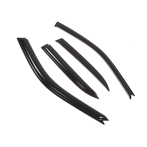 TuningPros Outside Mount Window Visor Deflector Smoke Tinted 4 Pcs Set For 2001-2005 Lexus IS300