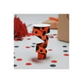 thumbnail image 2 of 1.5" Giant Three Size Polka Dot Ribbon: Orange  Black (10 Yards), 2 of 3