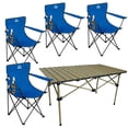 thumbnail image 1 of 4 Sillas Plegables De Camping Y Playa de Exterior Mesa 120cm azul, 1 of 9